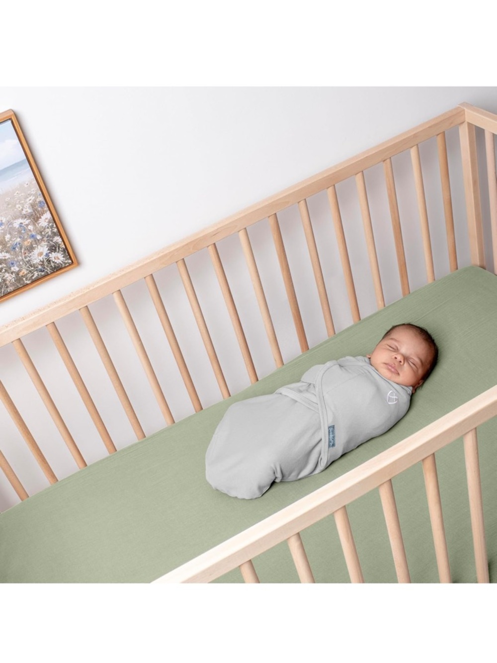 Light Gray SwaddleMe by Ingenuity (0-3 M)